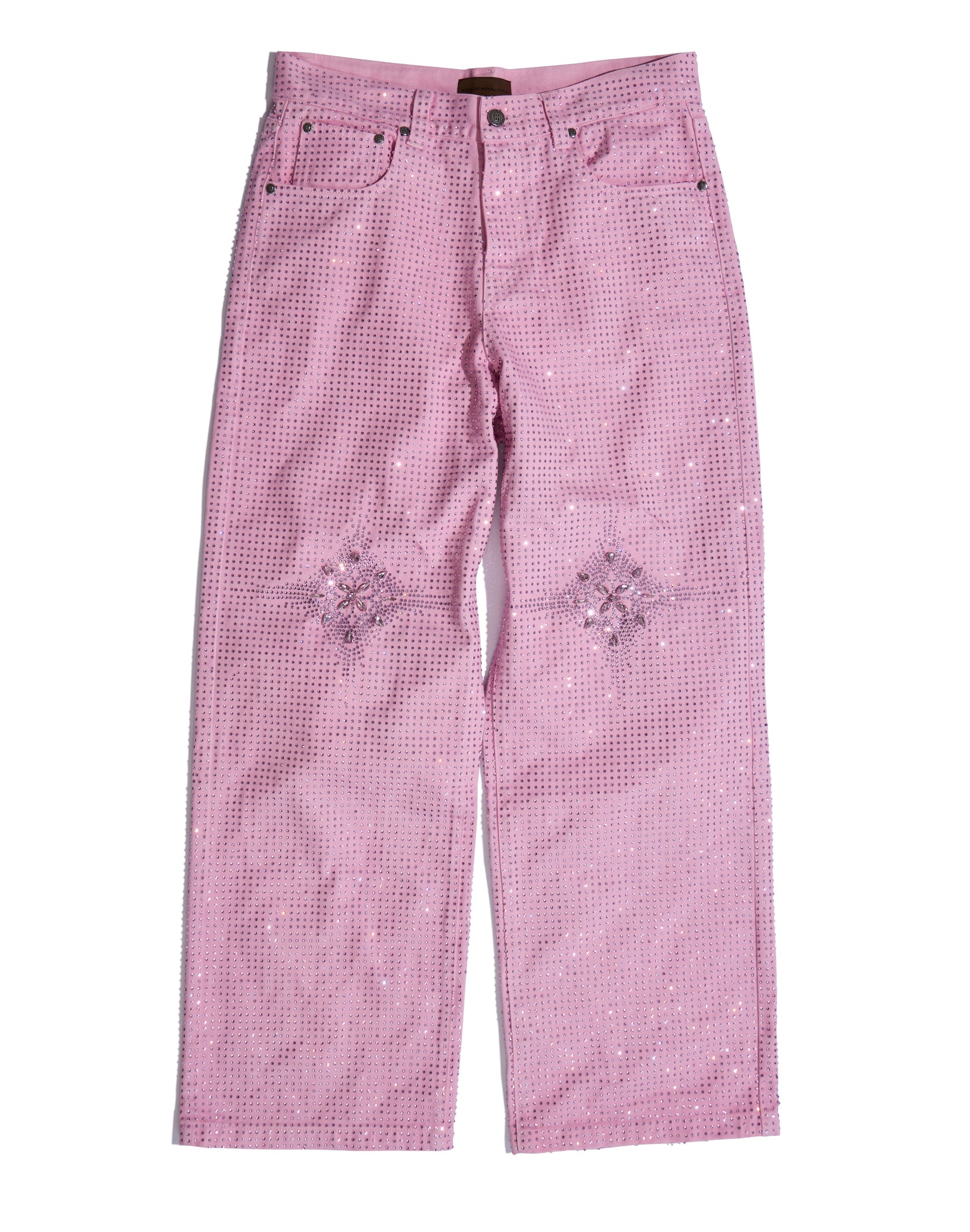 20K Diamond Stellar Denim Pants IN PNK