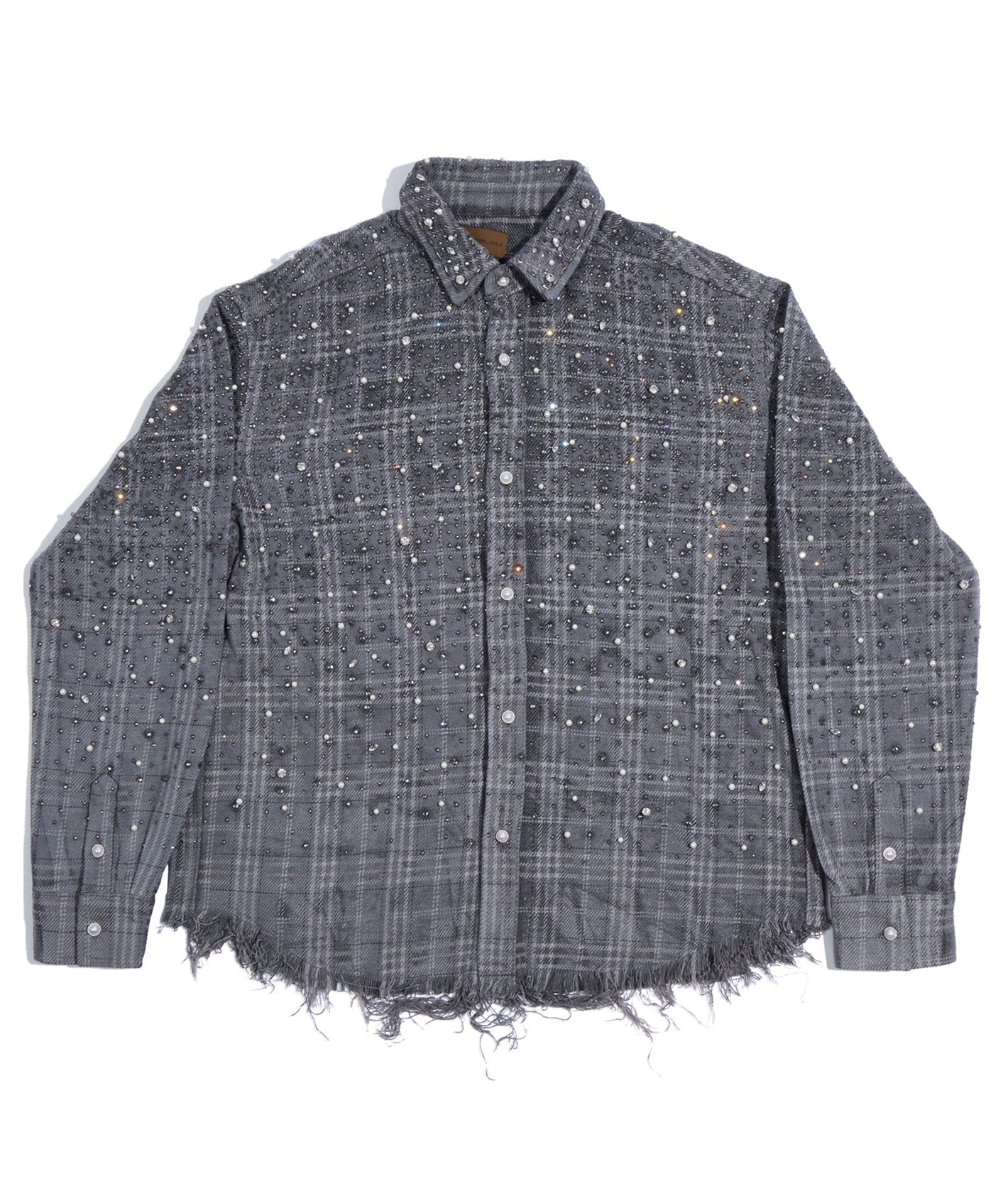 トップス BIRTH OF  CHILD Diamond Pearl Shirt 20K Pearl Diamond Shirt Grey – Birth Of Royal Child