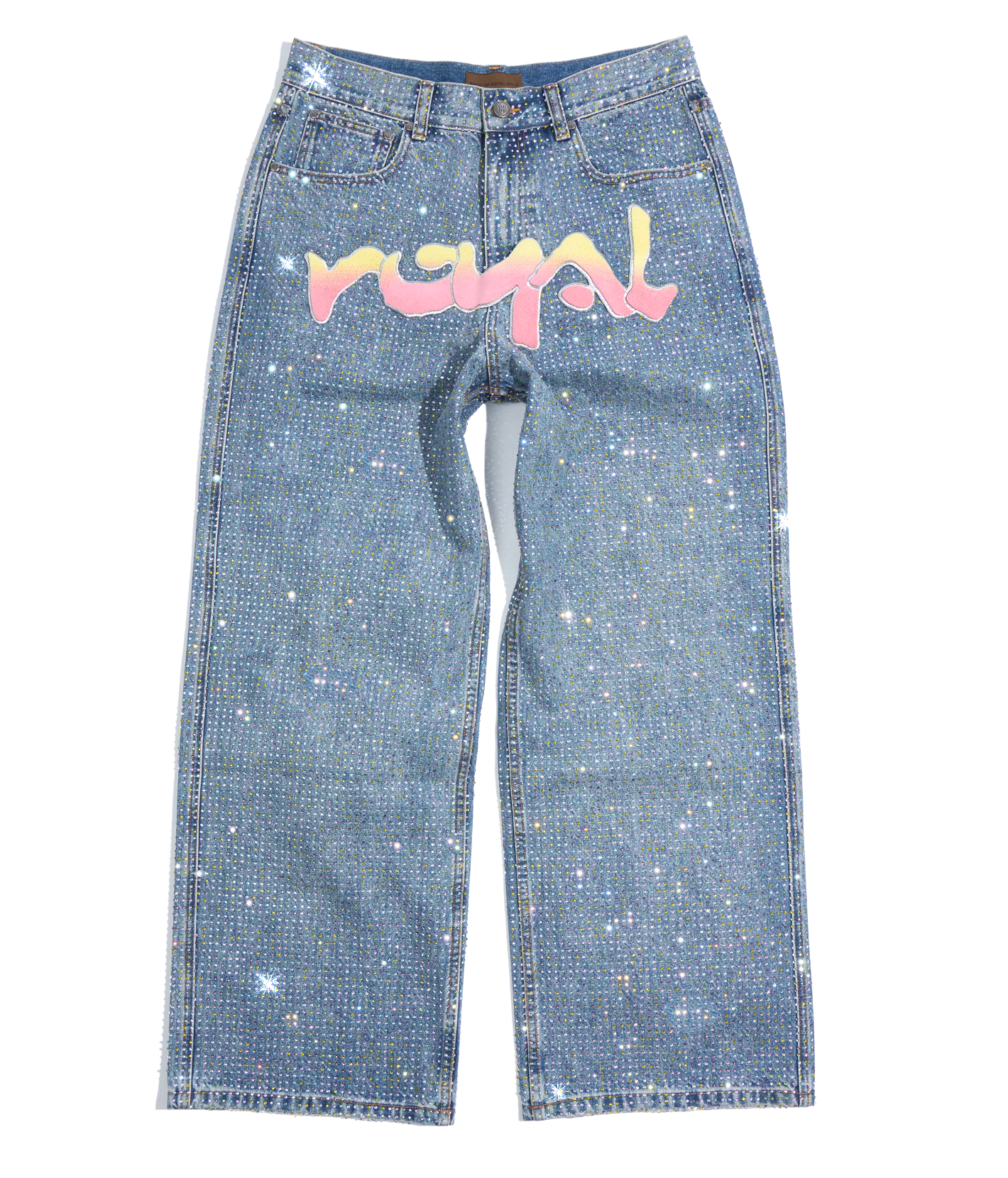 Graffiti Logo Diamond Jeans – Birth Of Royal Child