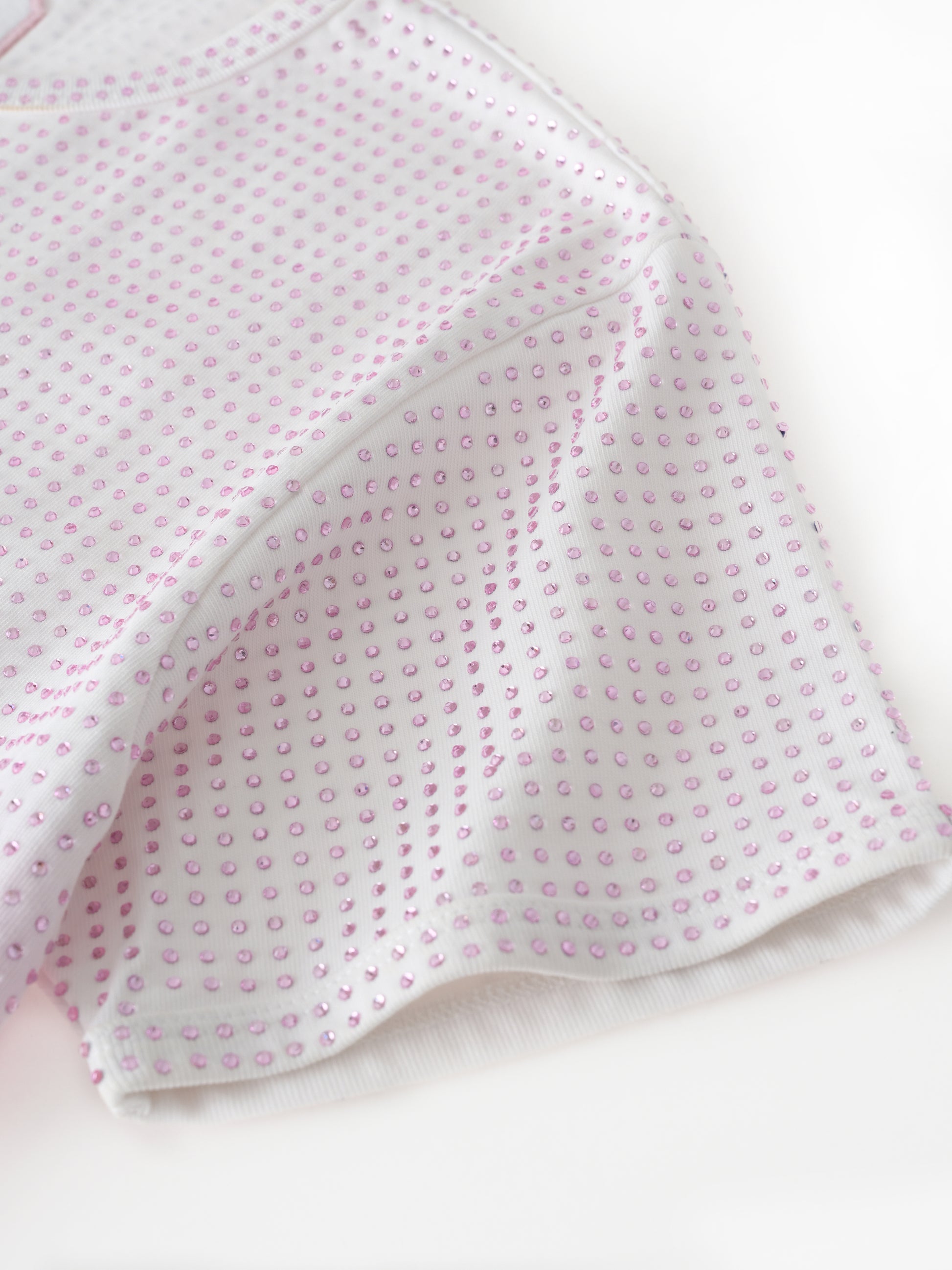 Cropped Stardust Pink Diamond Tee