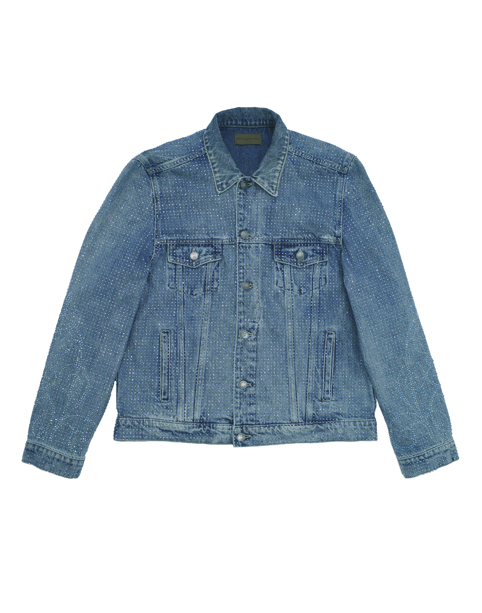 20k Diamond Vine Denim Jacket in BLU – Birth Of Royal Child