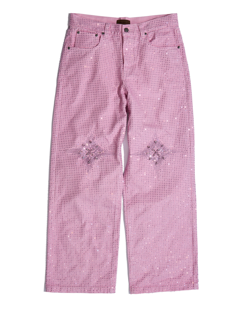 20K Diamond Stellar Denim Pants IN PNK