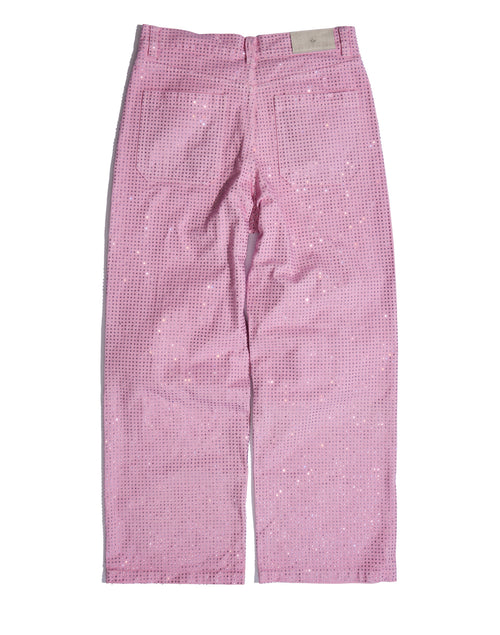 20K Diamond Stellar Denim Pants IN PNK