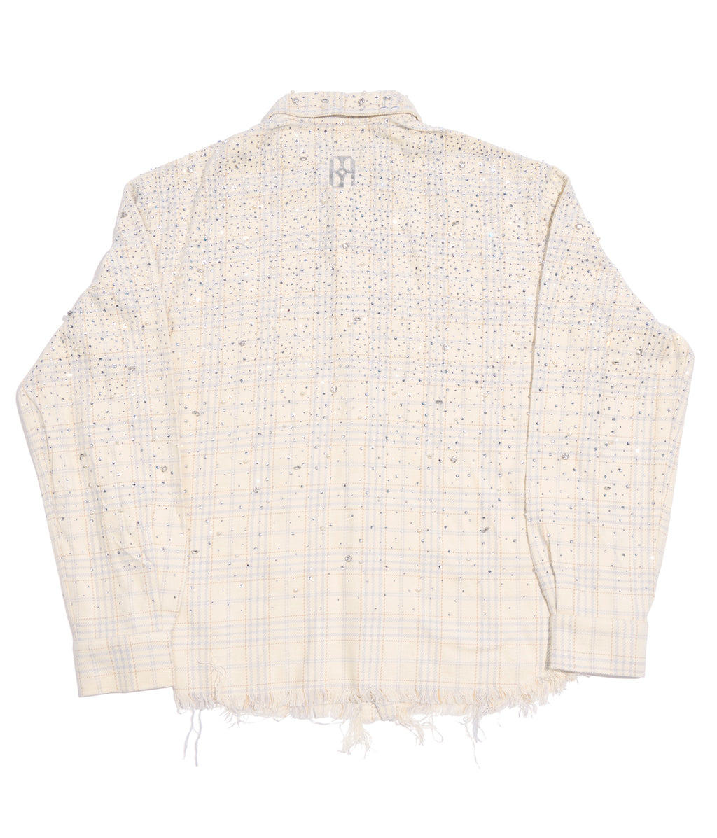 20K Pearl Diamond Shirt Beige