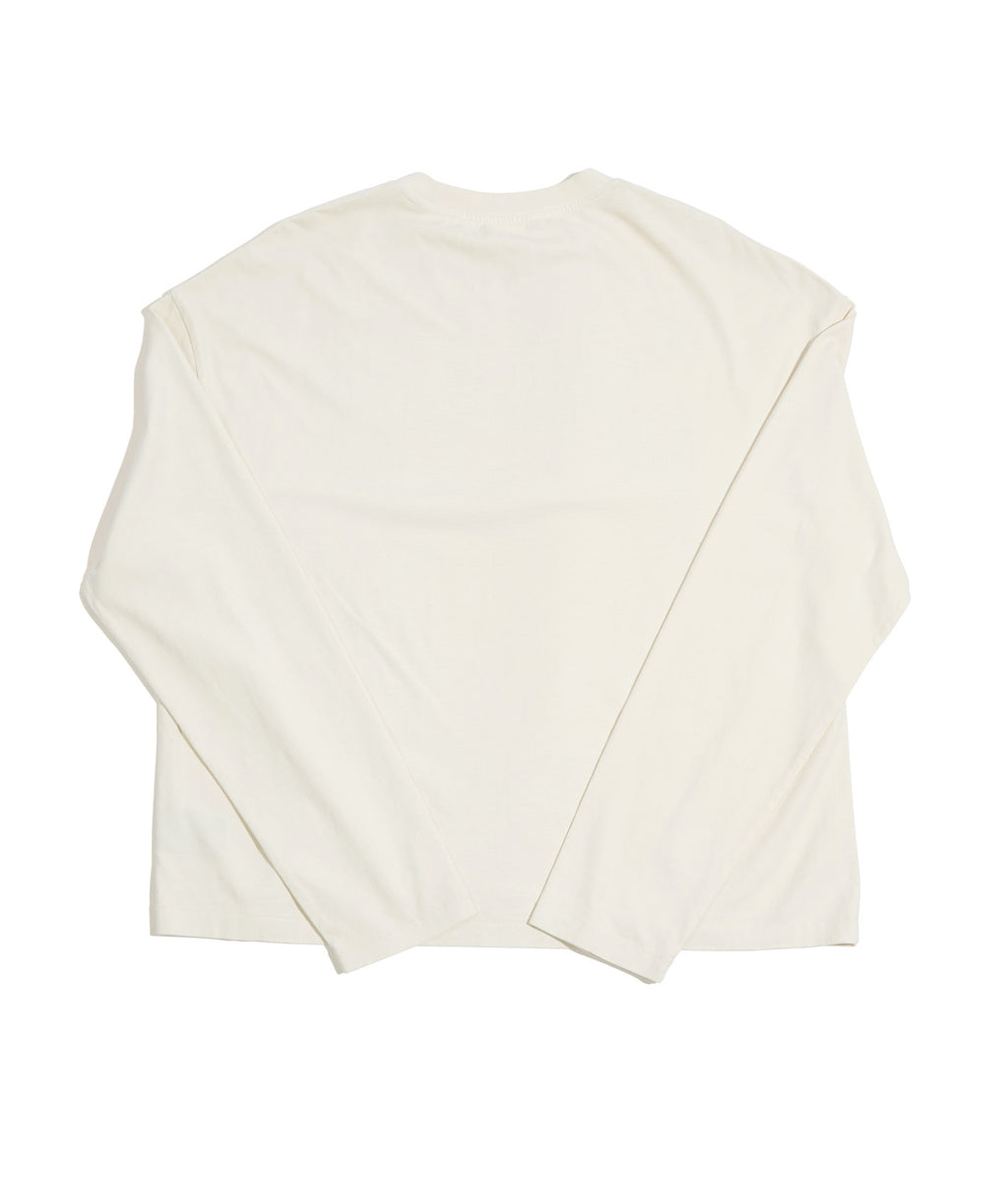 Sequin Logo Long-Sleeve Tee