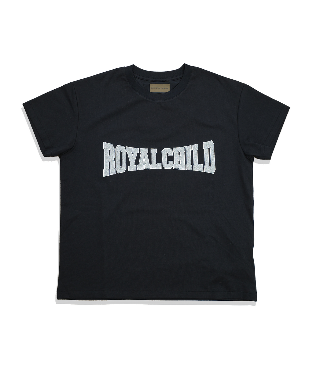 Royal Crystal Short Sleeve Logo Tee | Black - Birth of Royal Child | Men's T-shirts 
