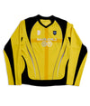 Crystal Braille Double-Collar Jersey Yellow