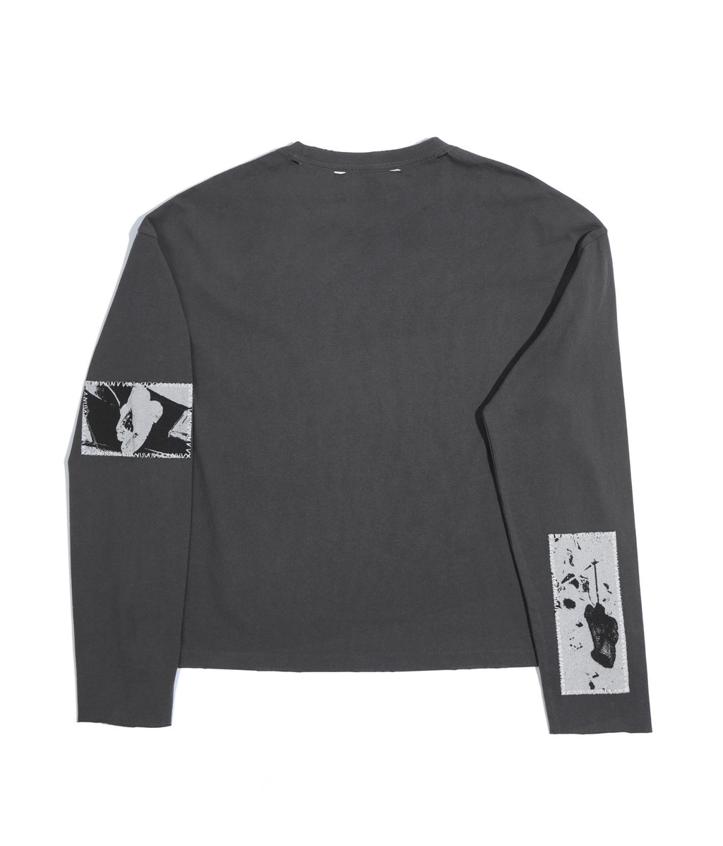 90s Hollywood Long Sleeve Tee BLK