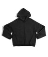 3D Flower Relief Hoodie Black