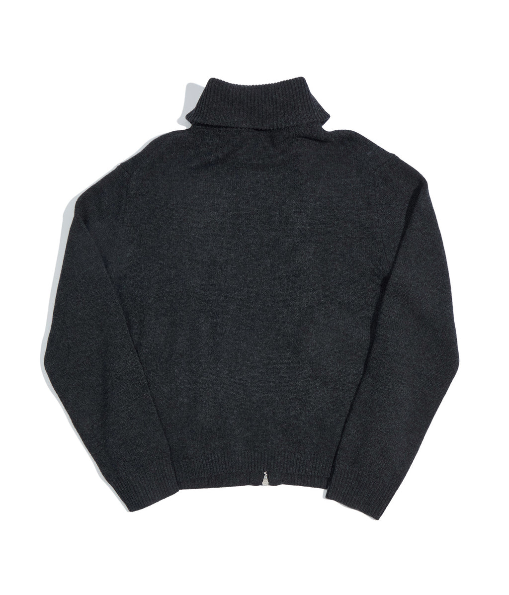 Millennium Mecha Ink Wool Zip Sweater