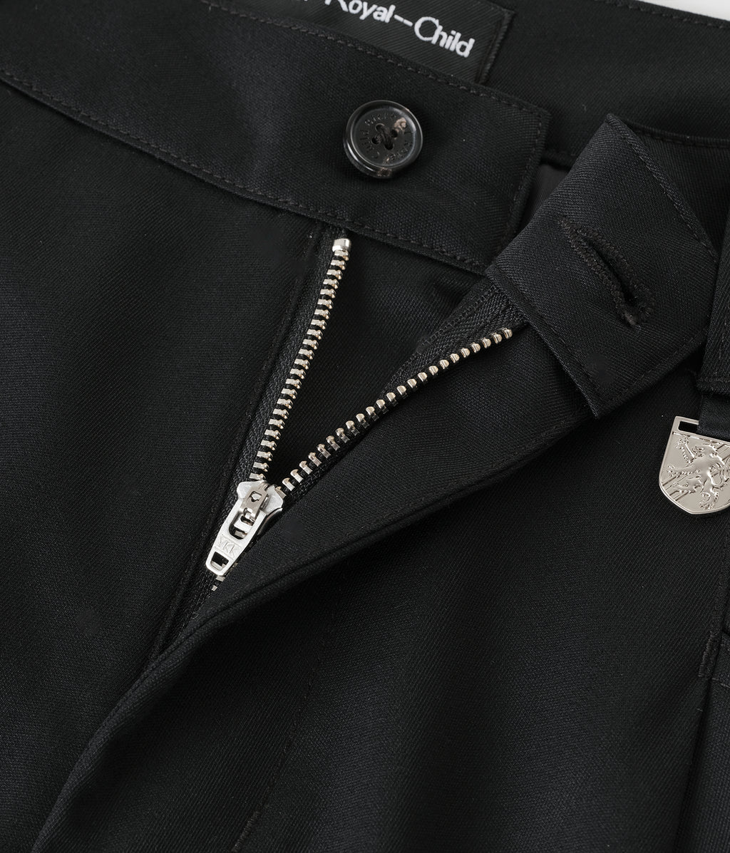 07 Pleated Baggy Shorts Black