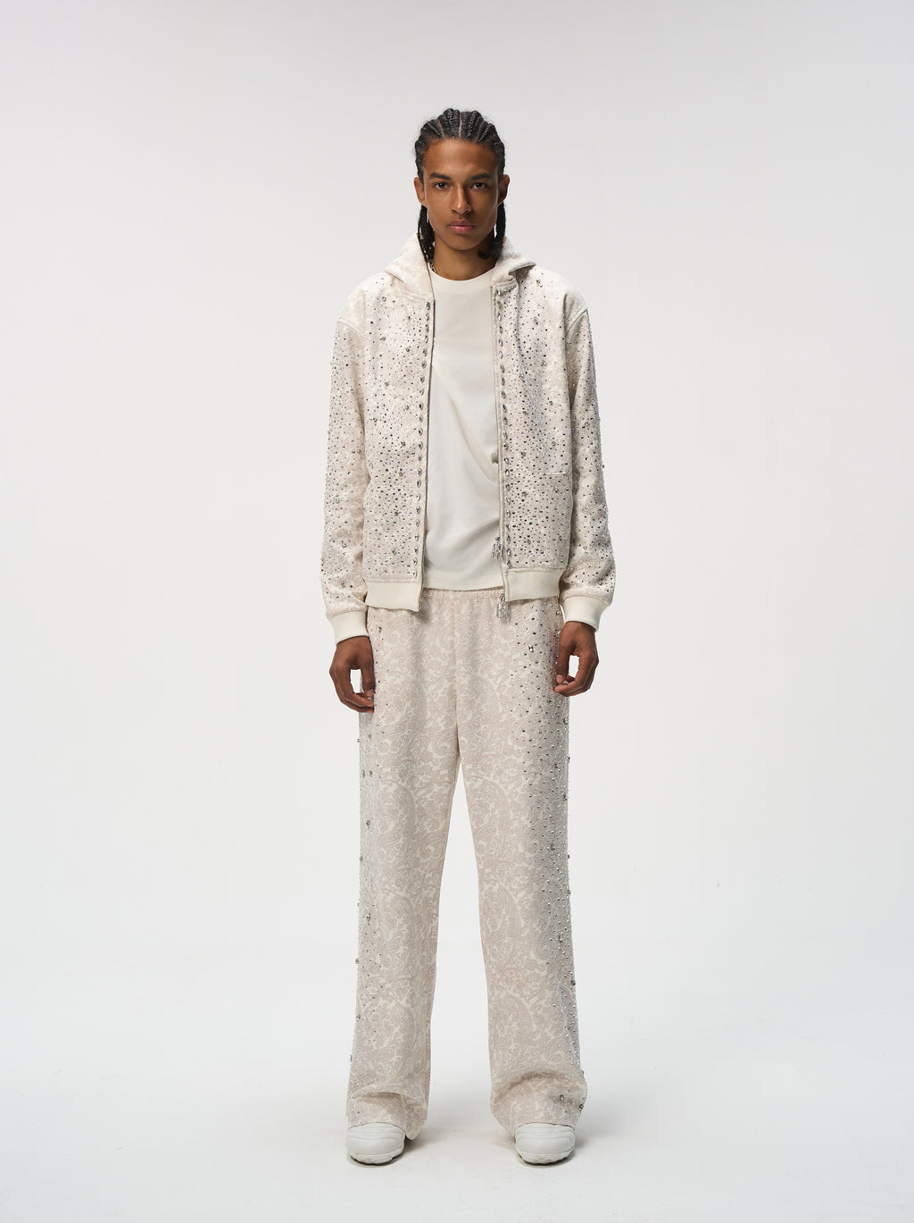 Cashew Blossom Sweat Hoodie White