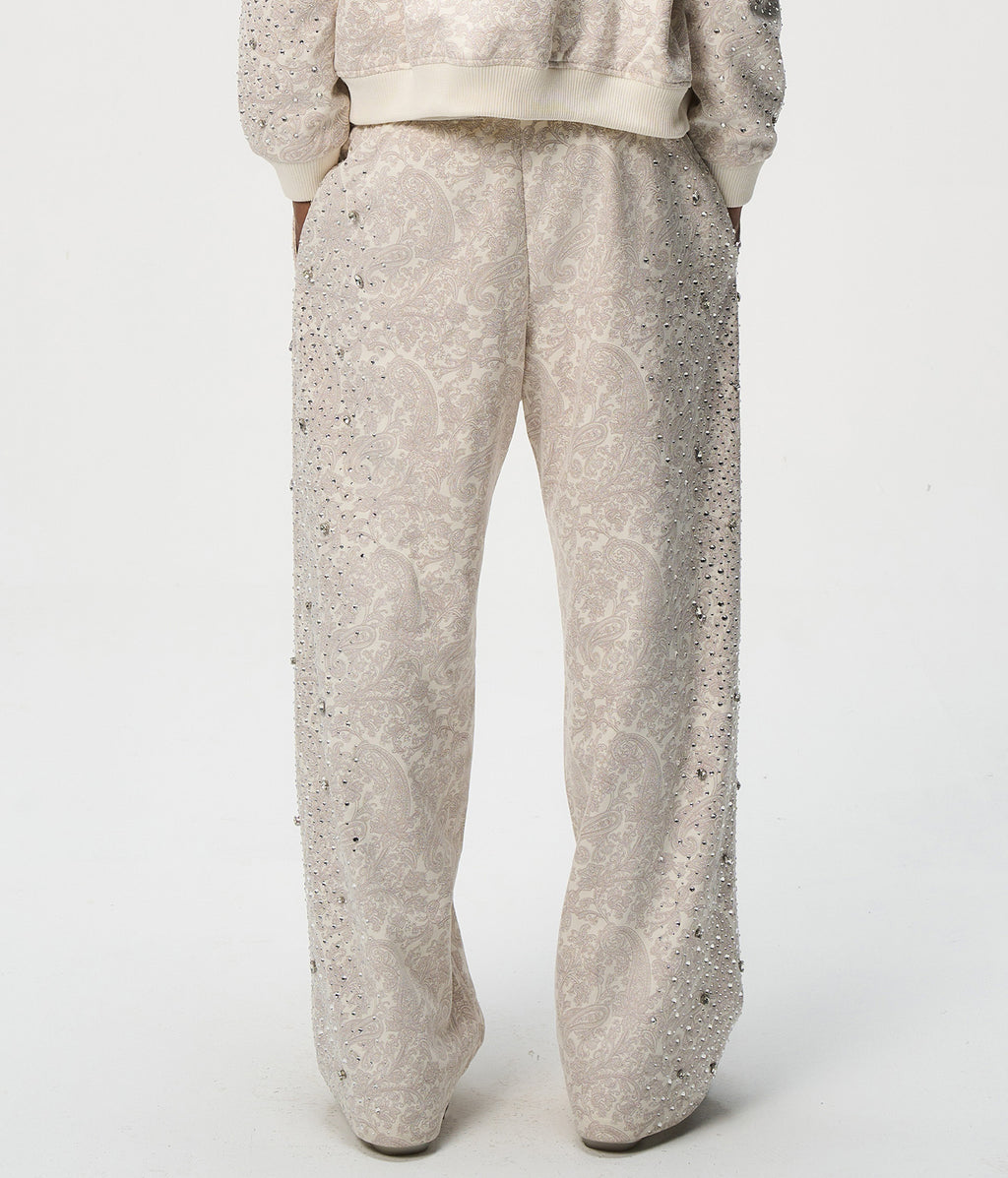 Cashew Blossom Sweat Pants White