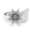 Radiant Star Medal Belt White
