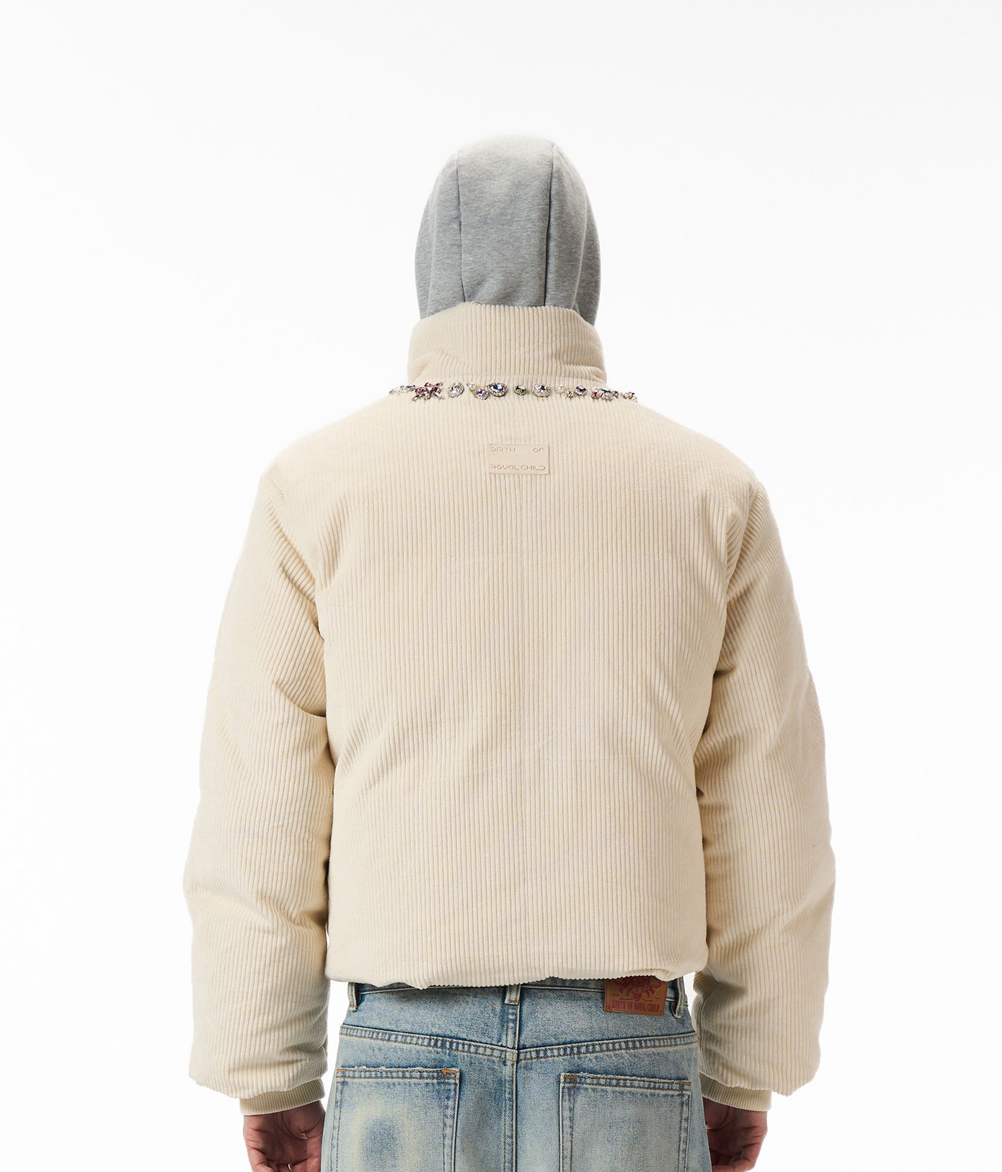 Future Relic Gemstone Corduroy Puffer