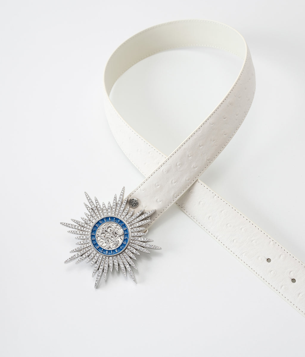 Radiant Star Medal Belt WHITE