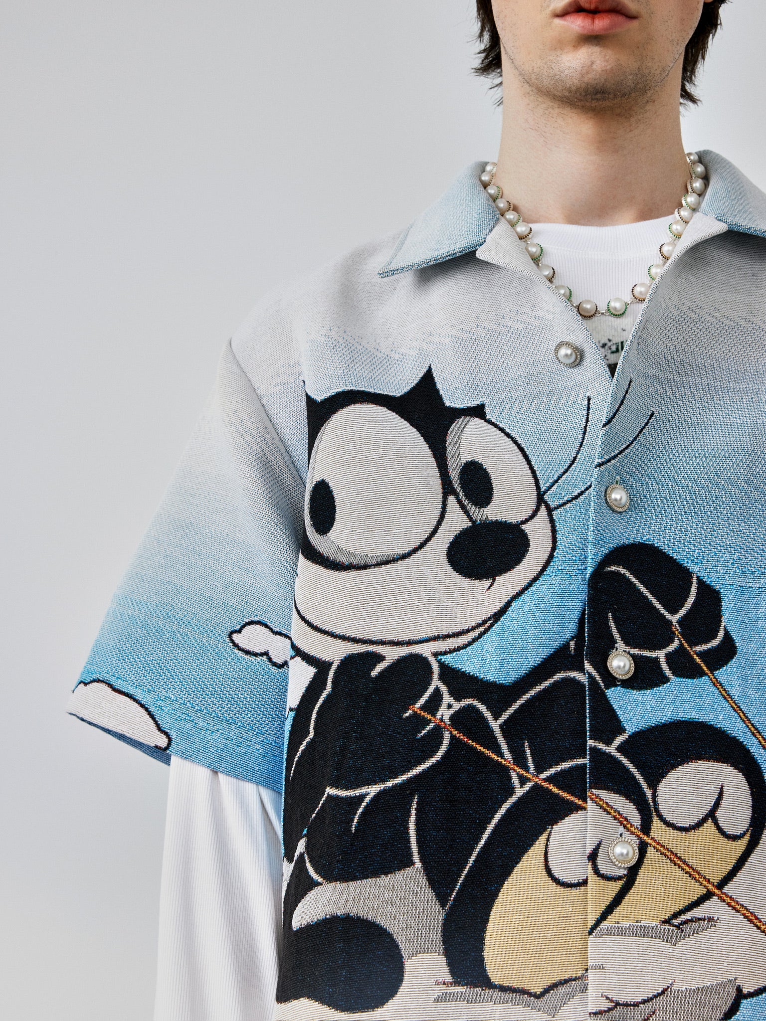 Felix the Cat Jacquard Shirt