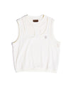 Fluid Layered Knit Tank White