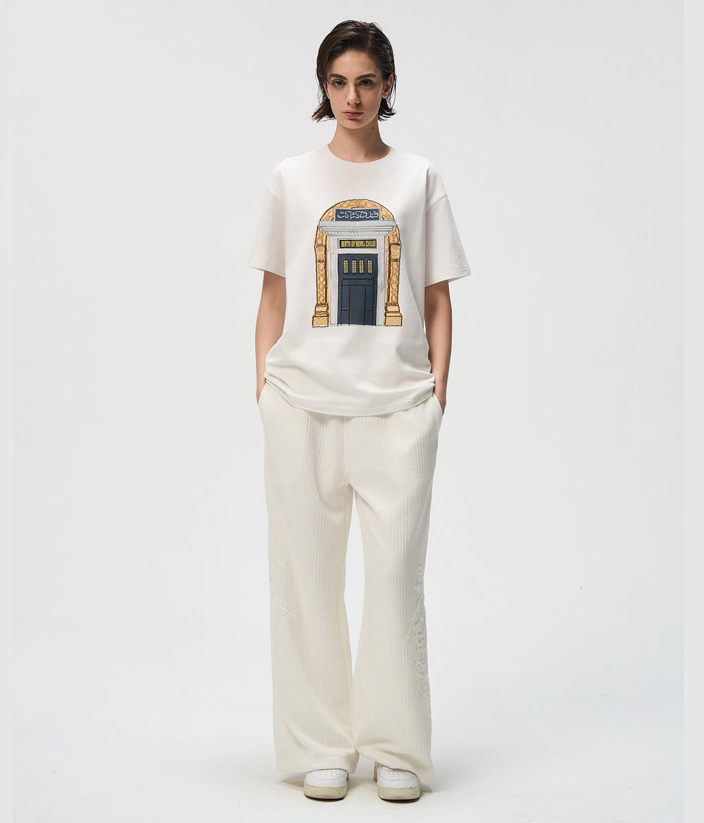 Aswan Hotel Tee In WHT