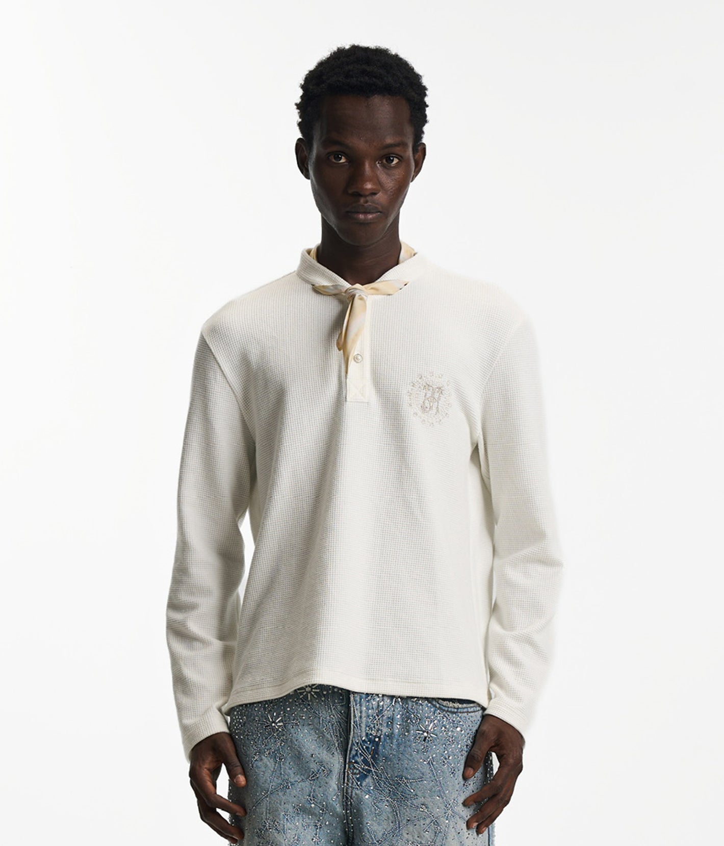 Twilight Collar Polo in WHT