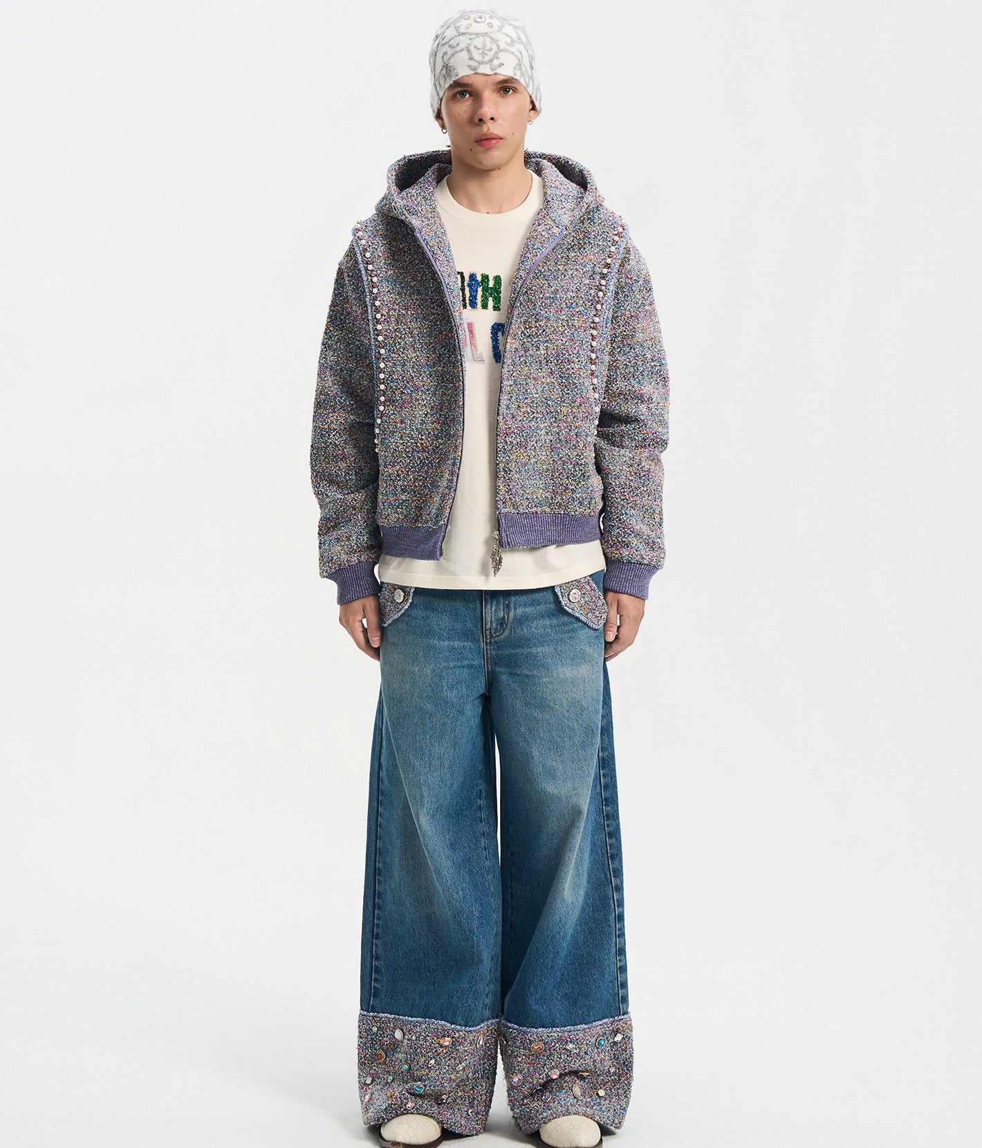 Pearl Tweed Hoodie Jacket – Birth Of Royal Child