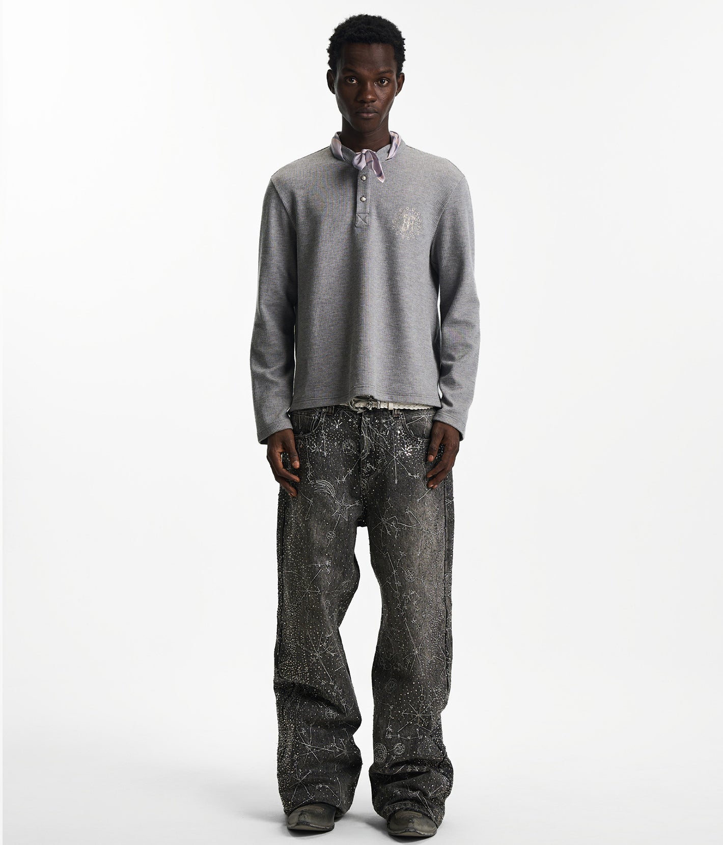 Twilight Collar Polo in BLK