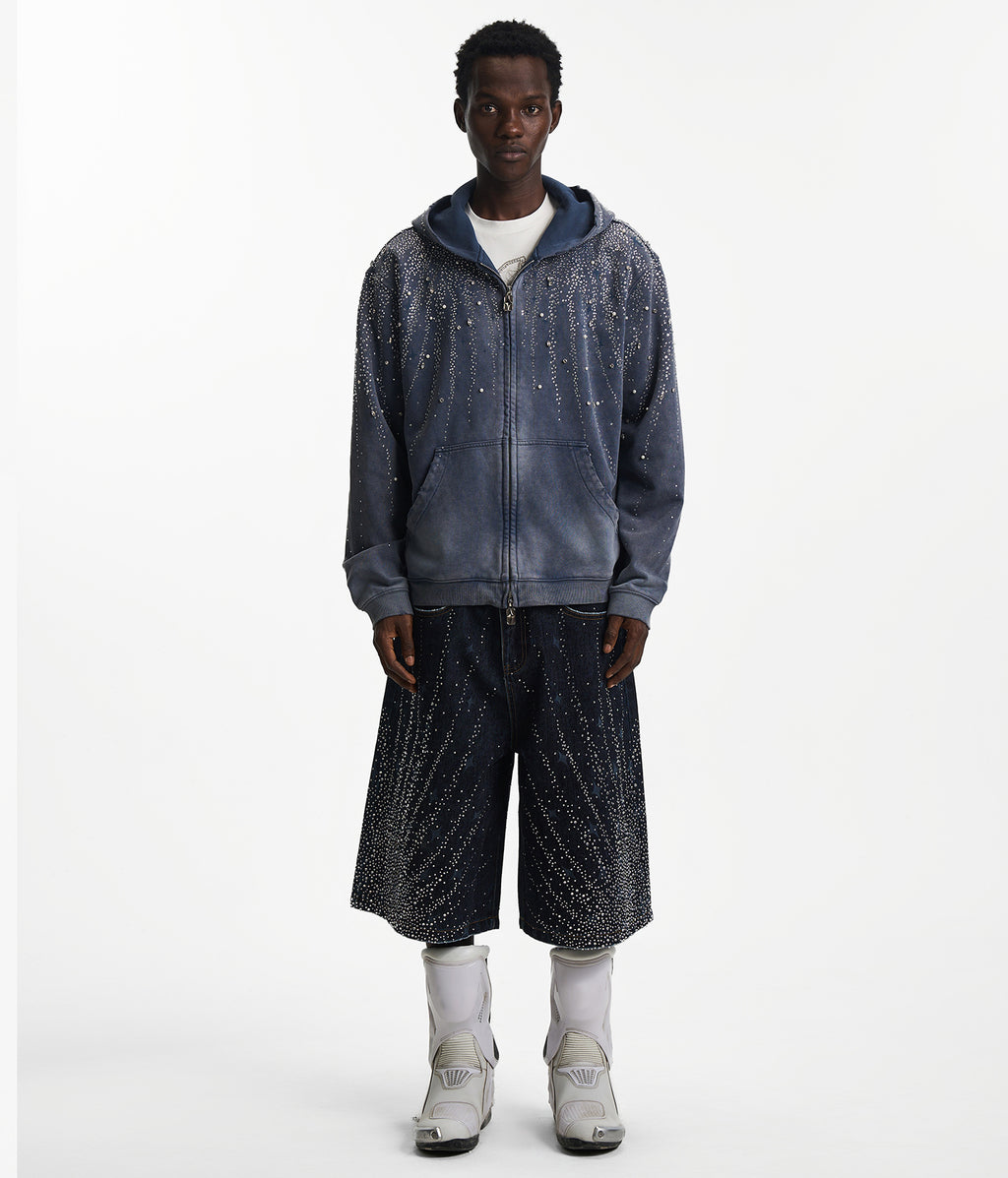 20K Stellar Diamond Hoodie Blue