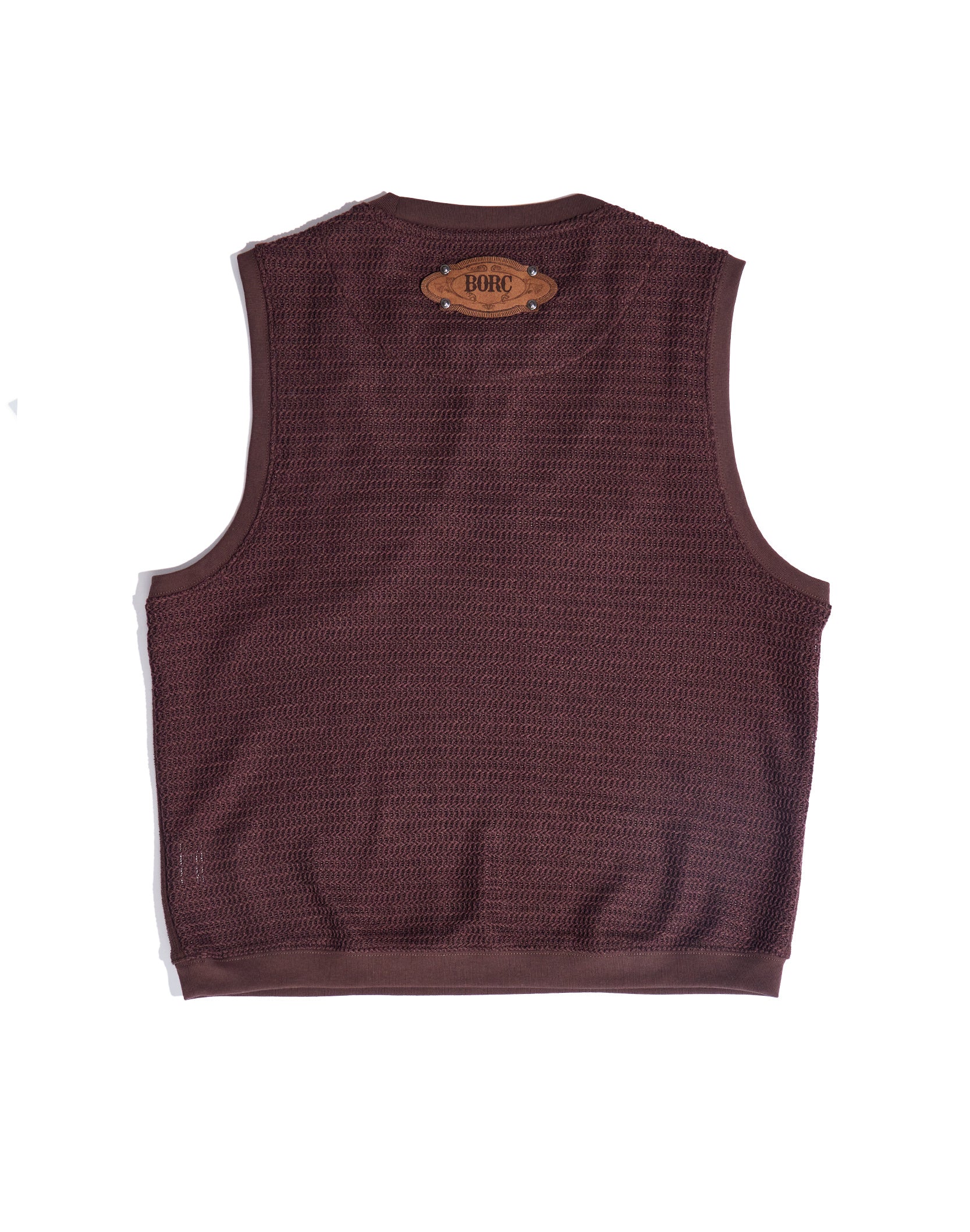 Fluid Layered Knit Tank In BRN