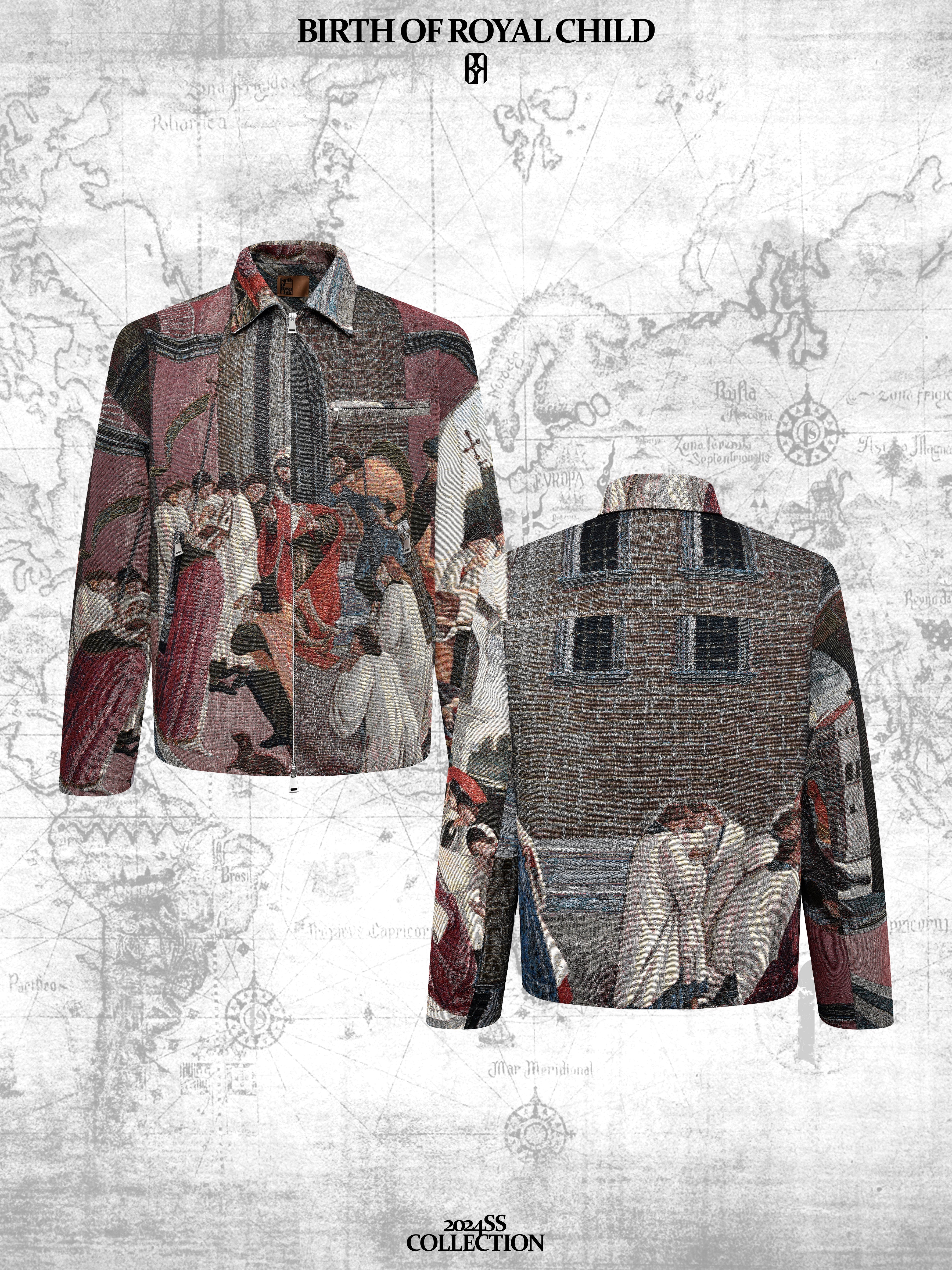 Artist Jacquard Weave Jacket – Birth Of Royal Child