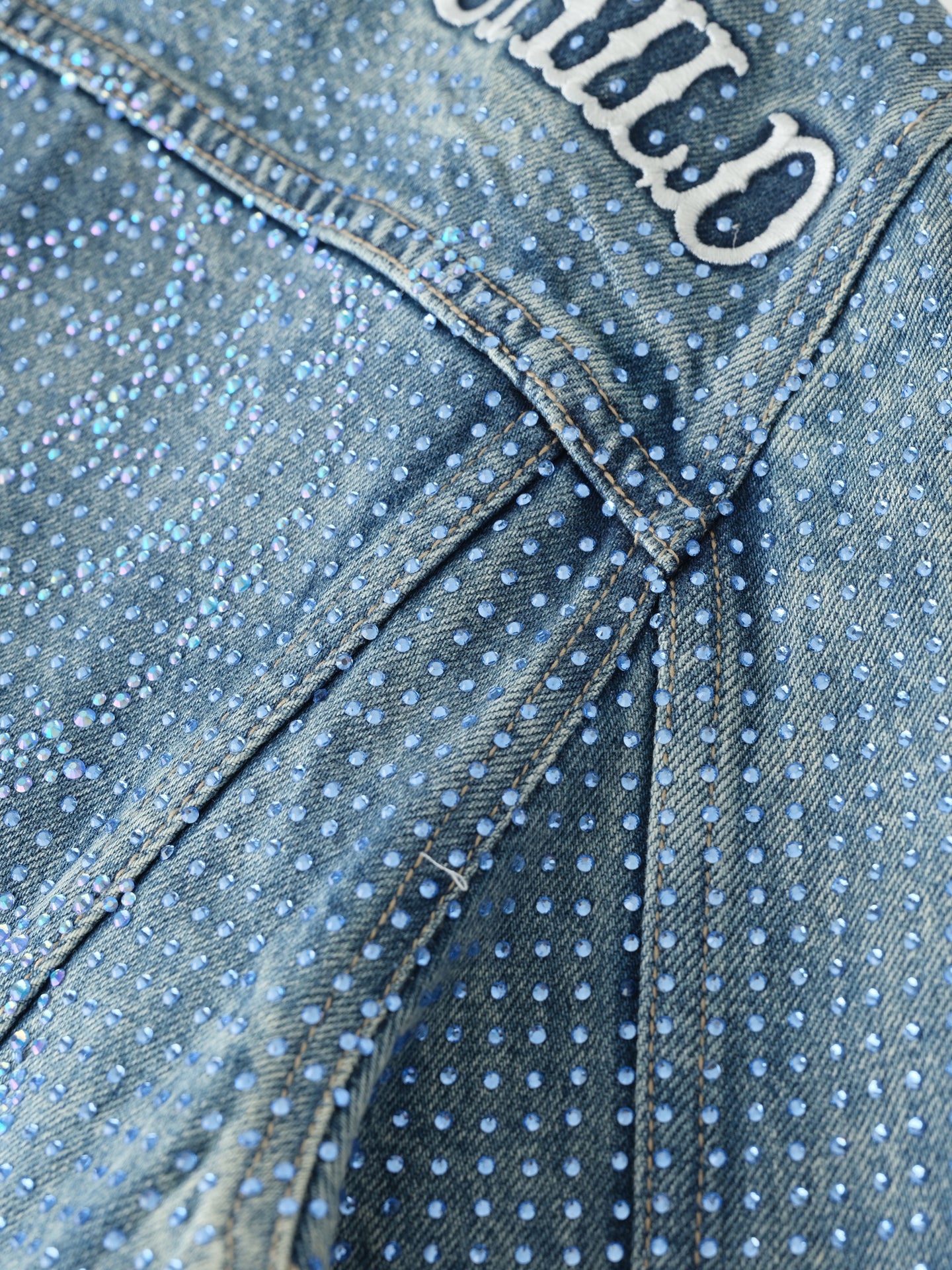 20k Diamond Vine Denim Jacket in BLU