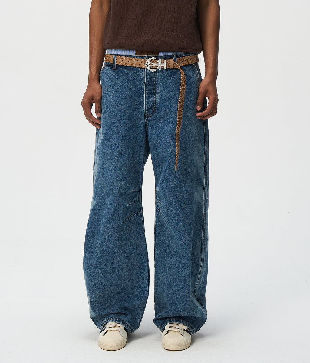 Fluid Double Waist Jeans