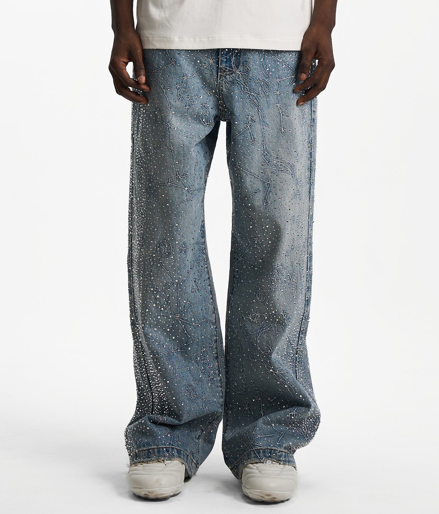 20K Zodiac Diamond Jeans Blue