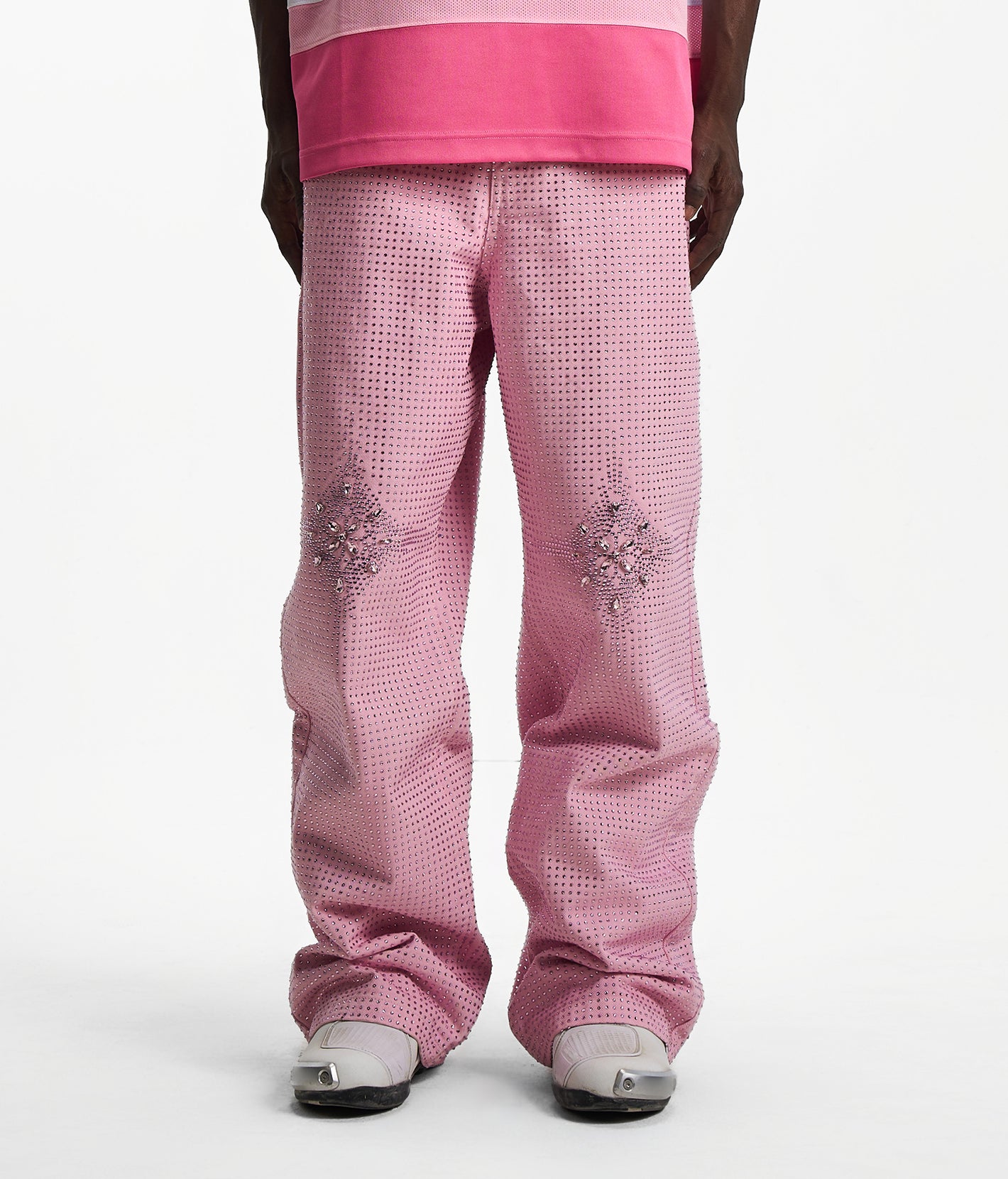 20K Diamond Stellar Jeans IN PNK