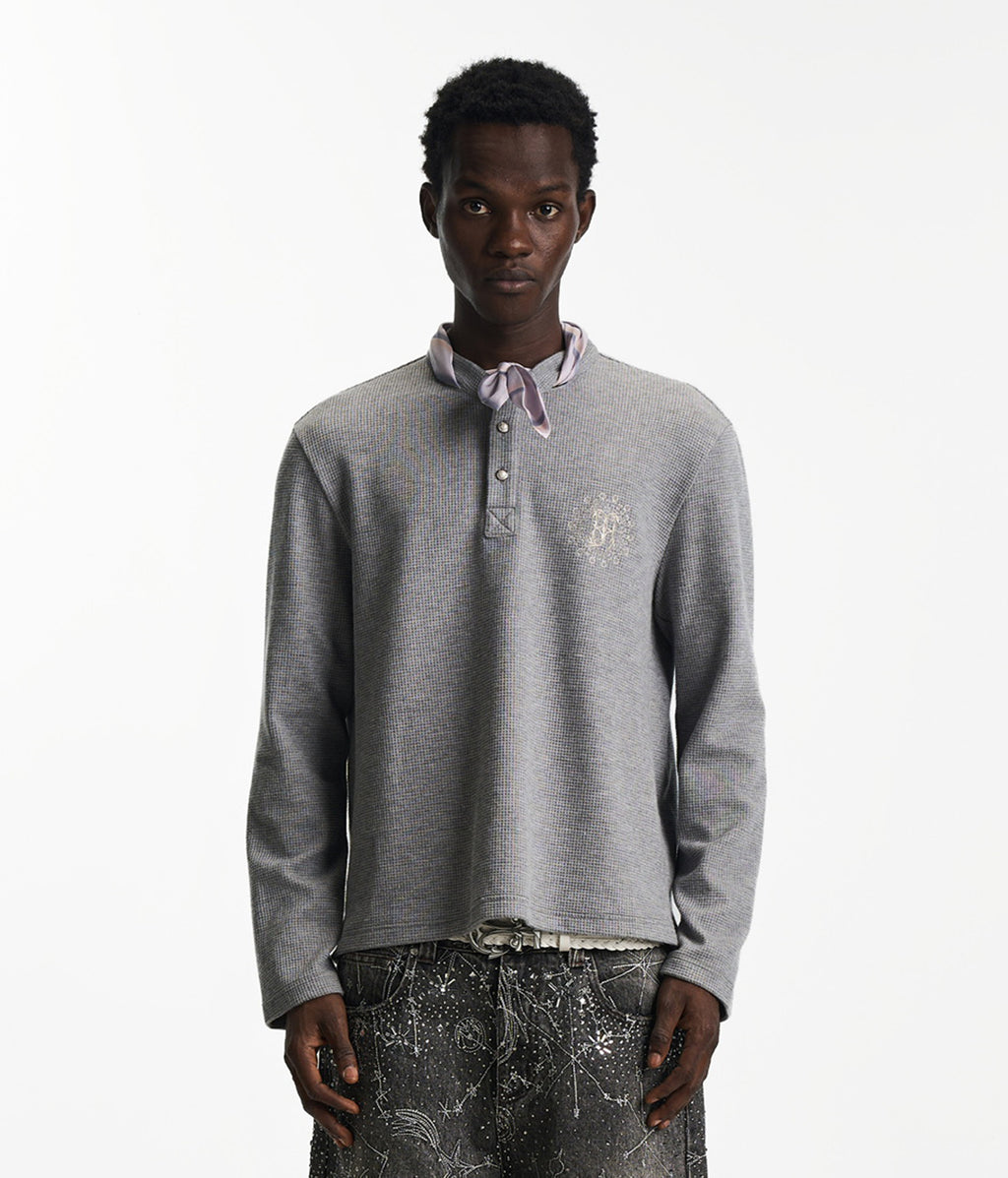 Twilight Collar Polo in Grey