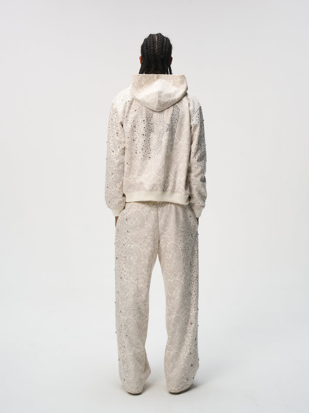 Cashew Blossom Sweat Hoodie White