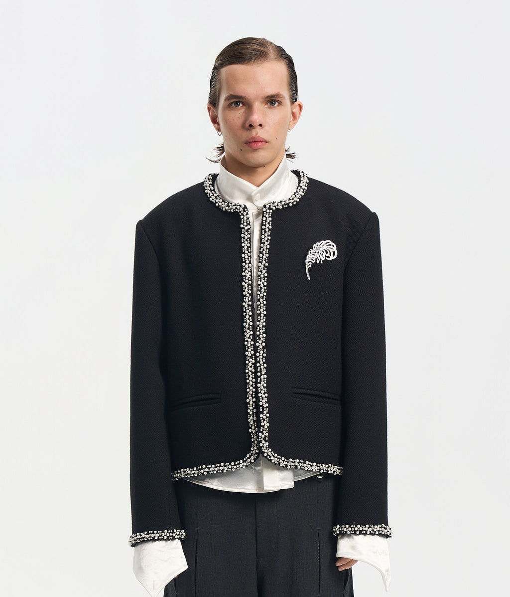 Pearl Feather Jacket