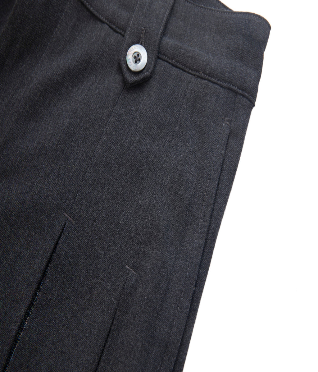 Pleated Taxedo Trouser