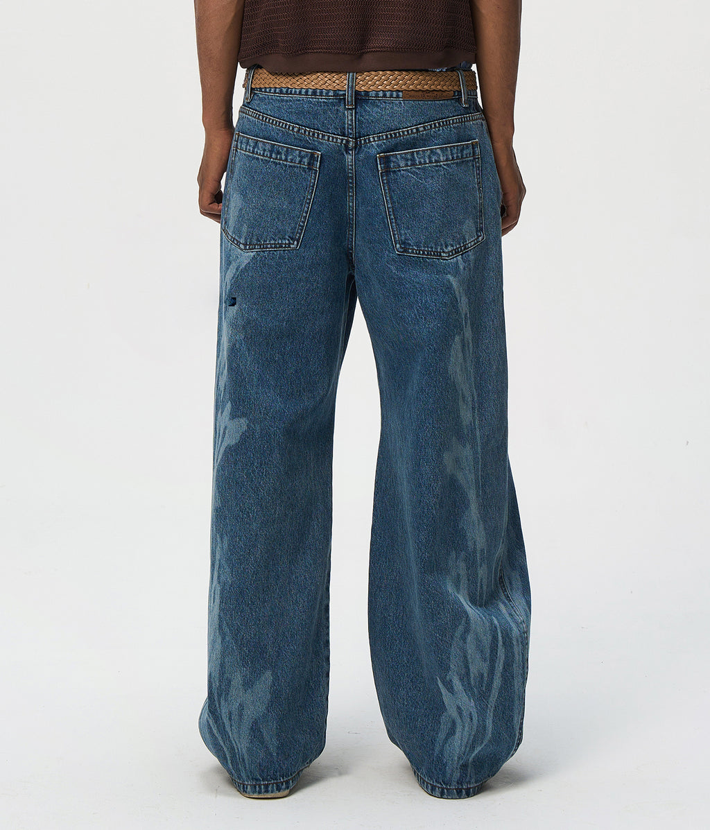 Fluid Double Waist Jeans