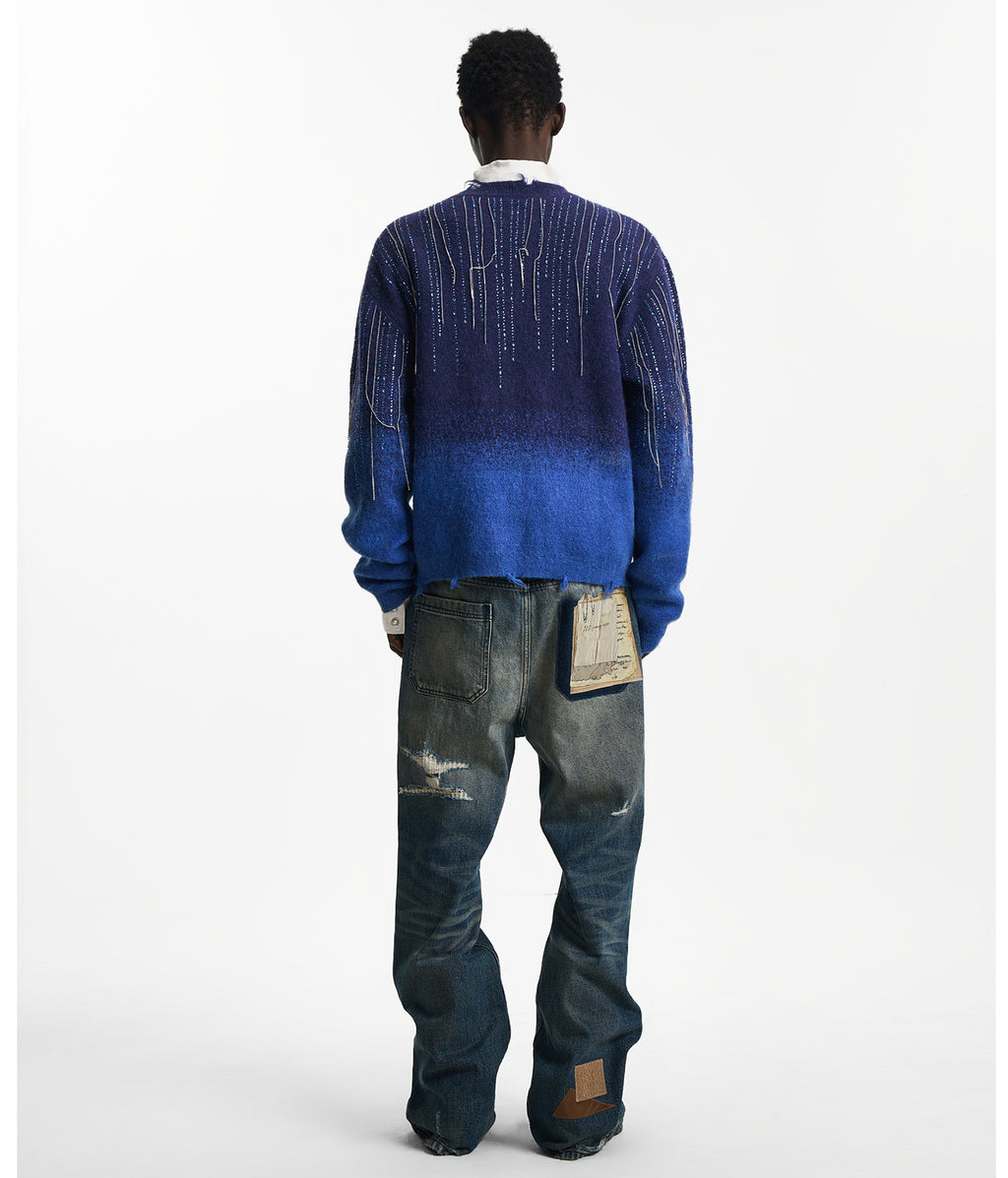 Falling Star Chain Knit Sweater