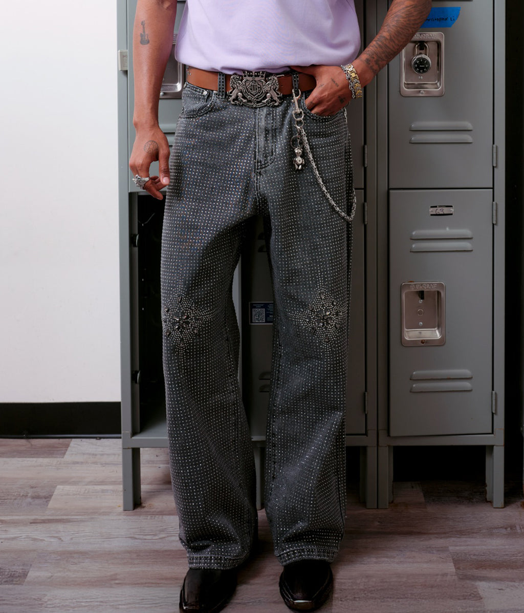 20K Stellar Diamond Pants Black