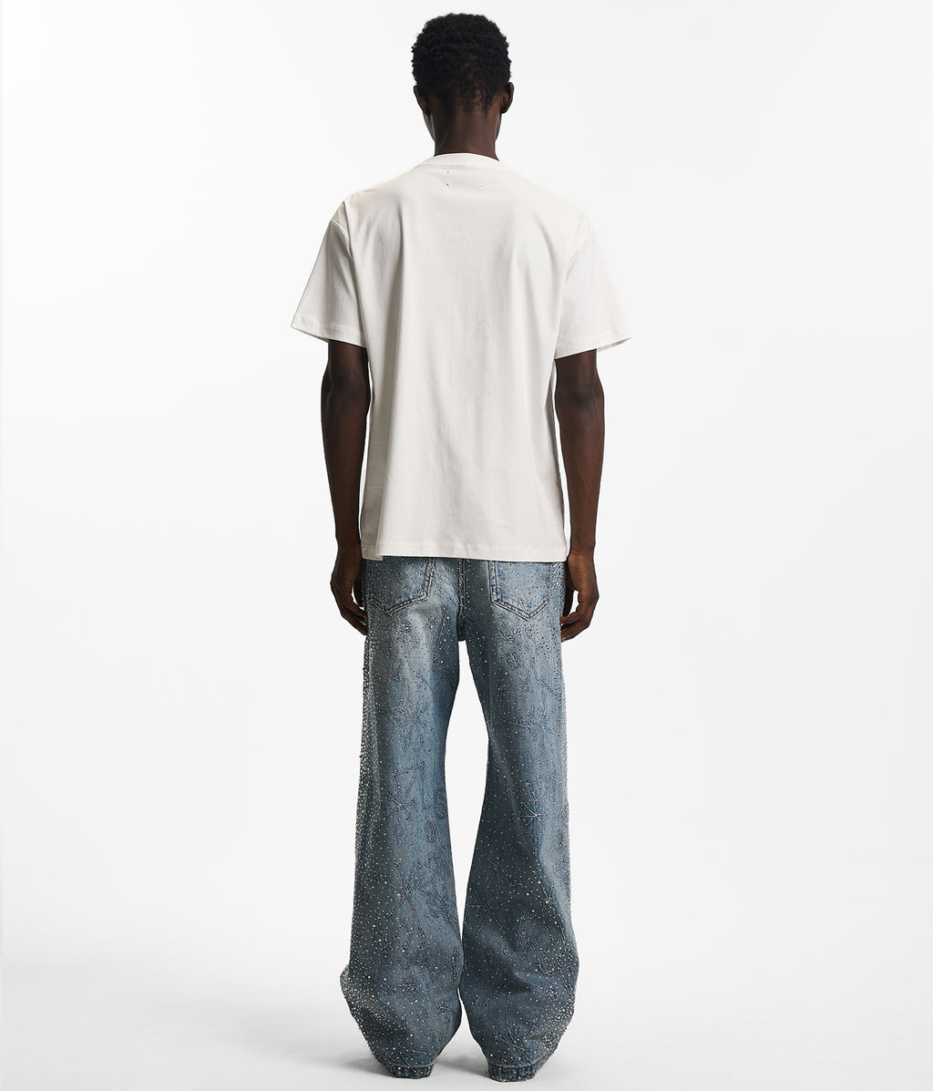 20K Zodiac Diamond Pants Blue