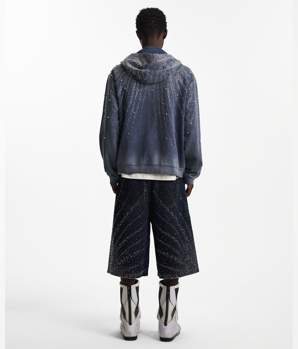 20K Stellar Diamond Hoodie Blue