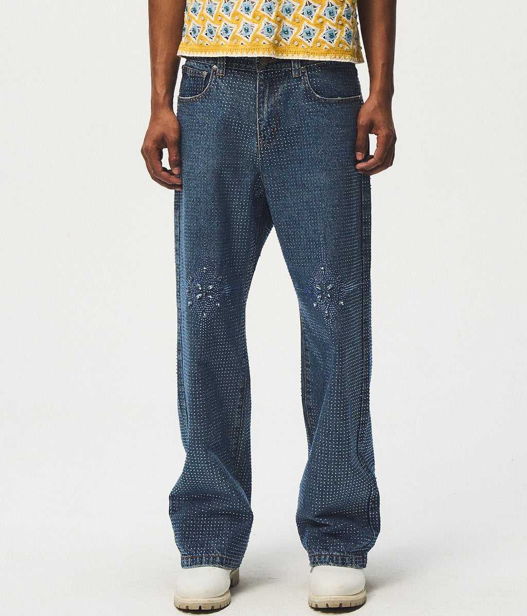 20K Stellar Diamond Pants Blue