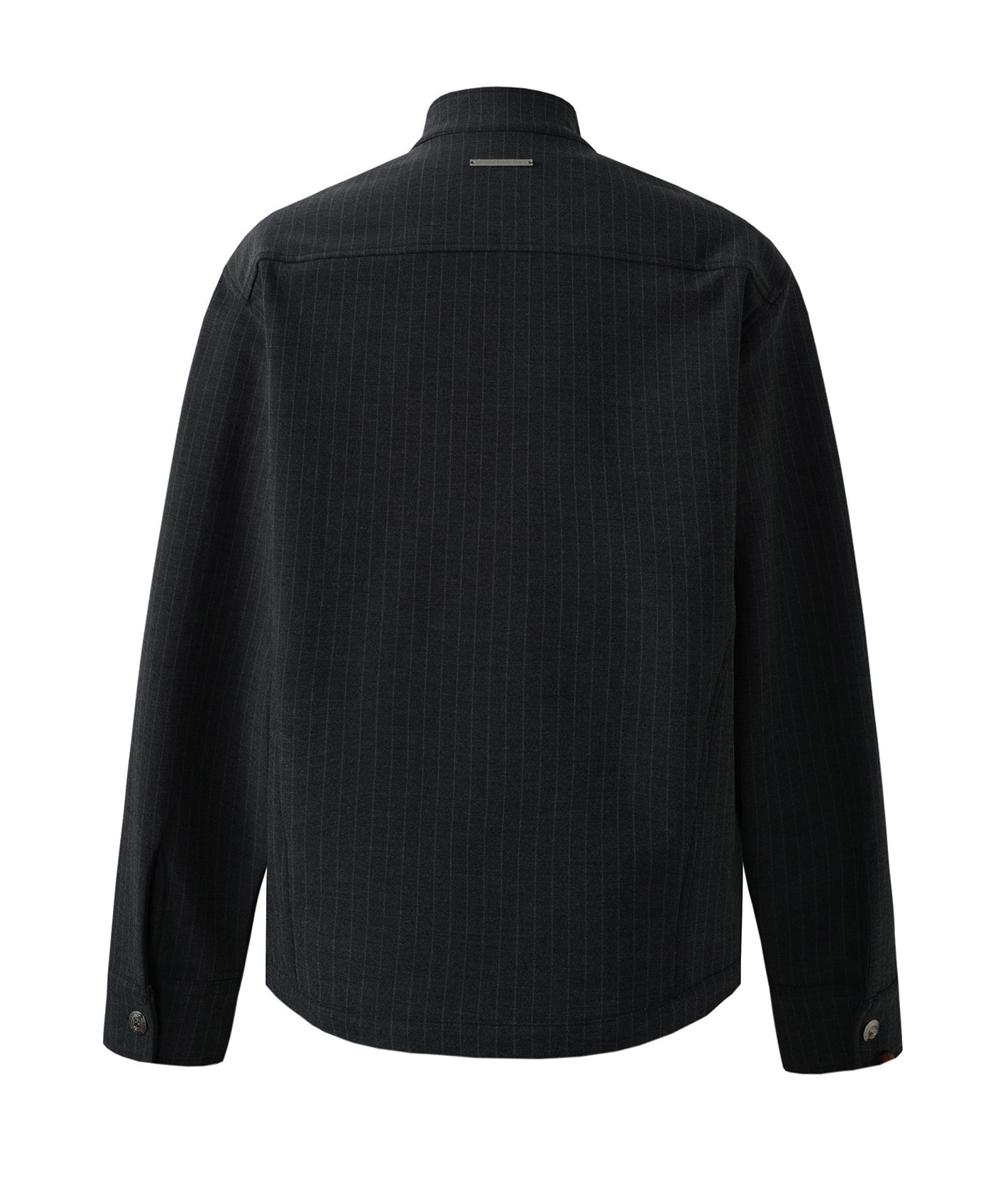 Fencer Pinstripe Asymmetric Shirt