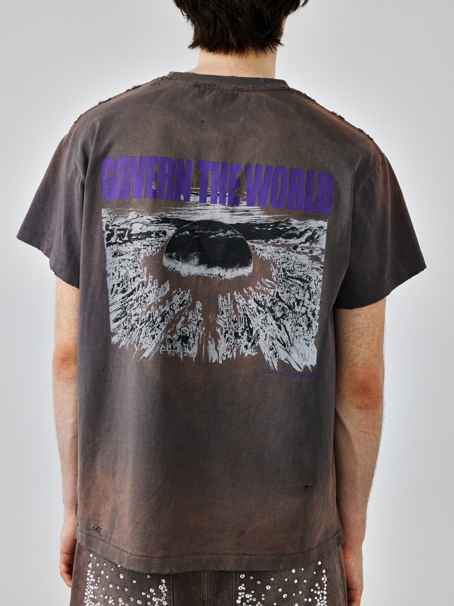 AKIRA Destroyed Vintage Tee – Birth Of Royal Child AKIRA Destroyed Vintage Tee – Birth Of Royal Child