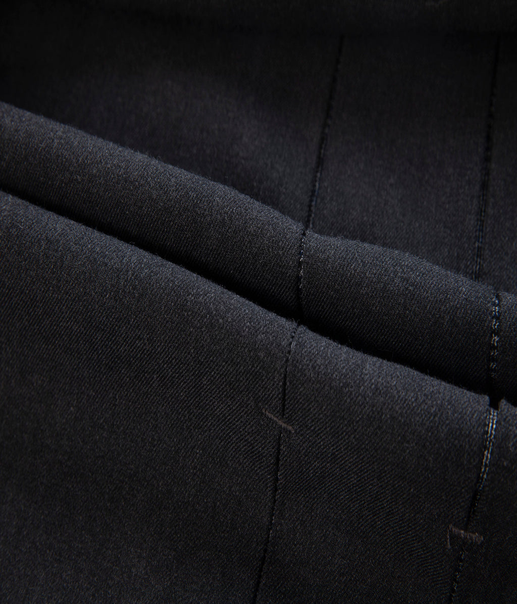 Pleated Taxedo Trouser