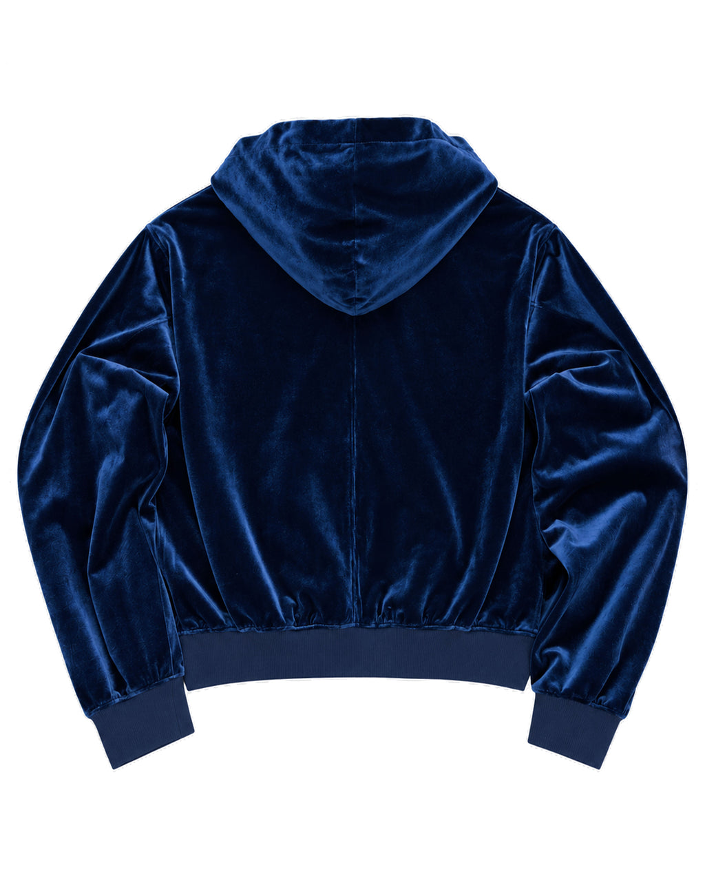 Shooting Star Velour Hoodie Blue