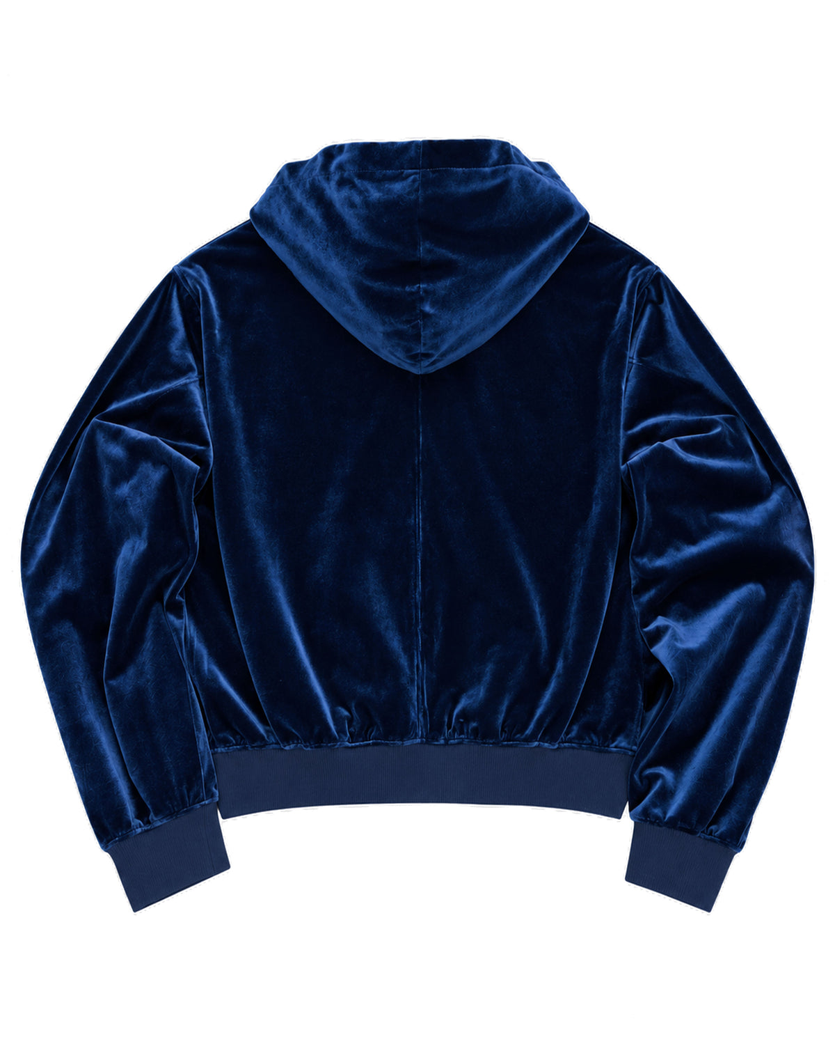 Shooting Star Velour Hoodie Blue