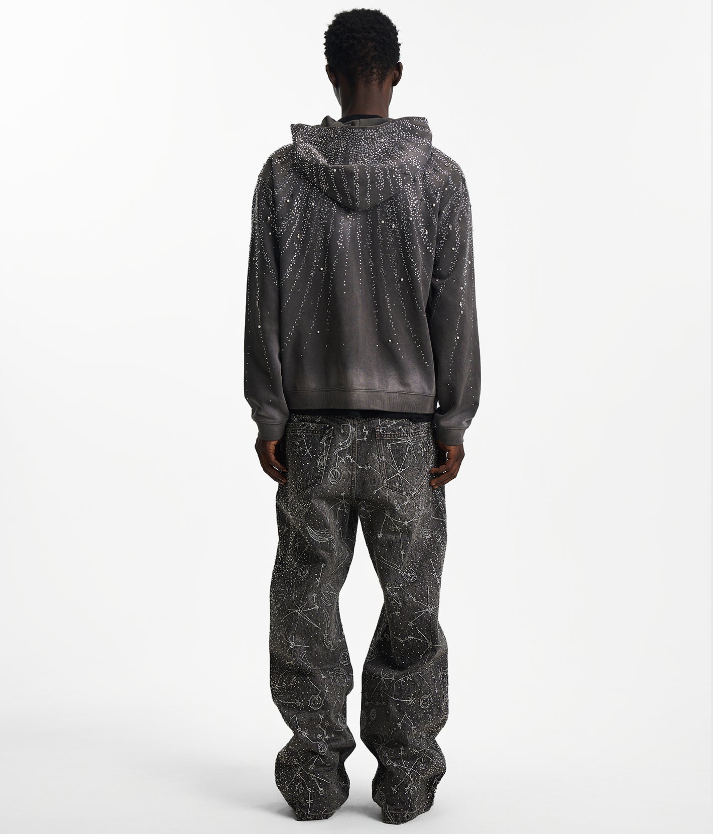 20K Stellar Diamond Hoodie Gray