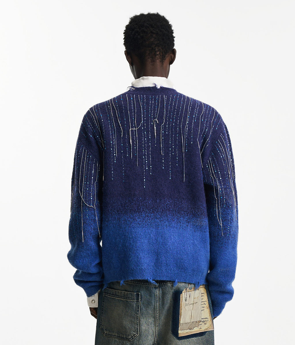 Falling Star Chain Knit Sweater